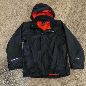 The North Face Black and Orange Jacket